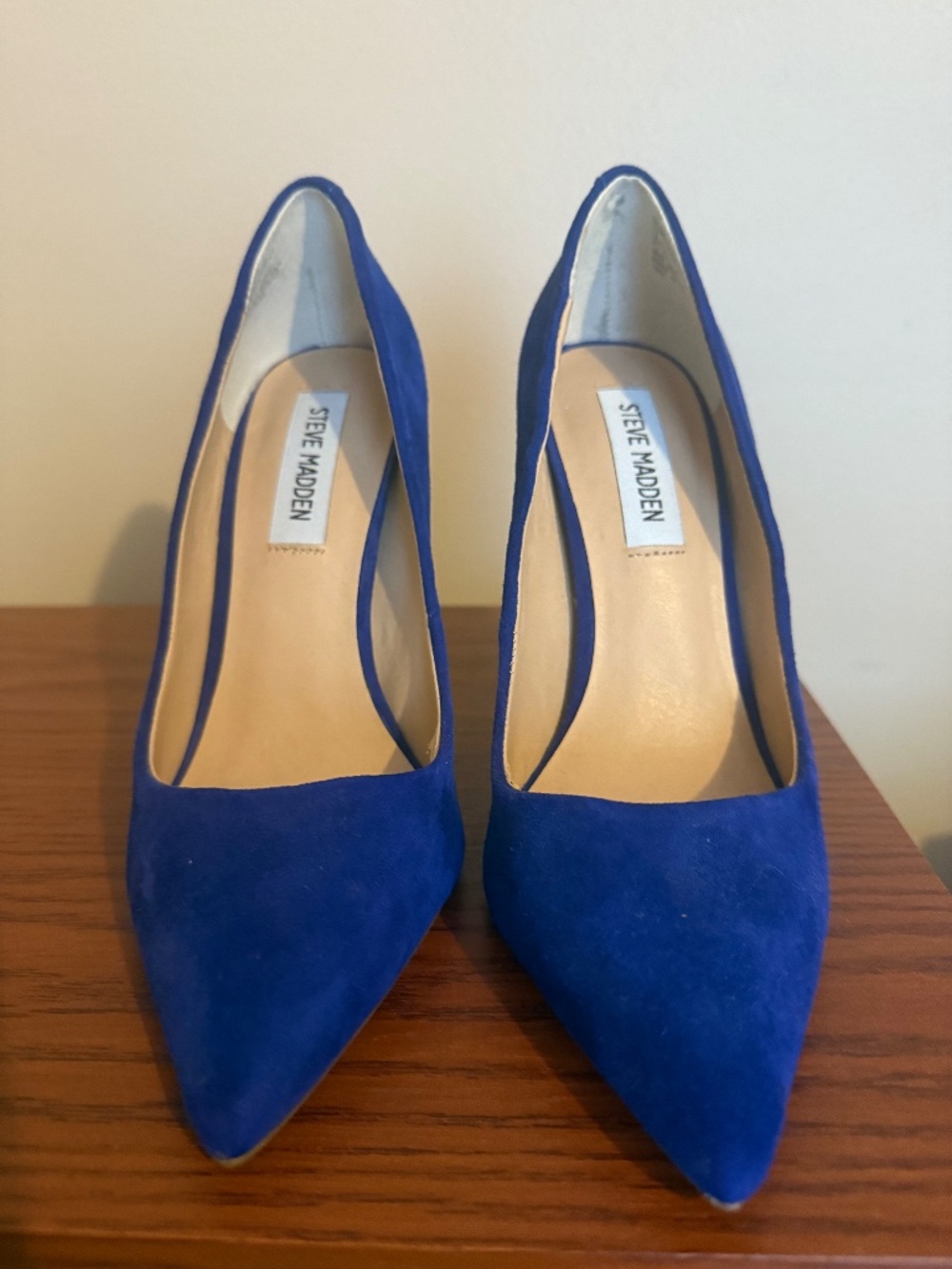 Steve Madden Royal Blue Suede Heels